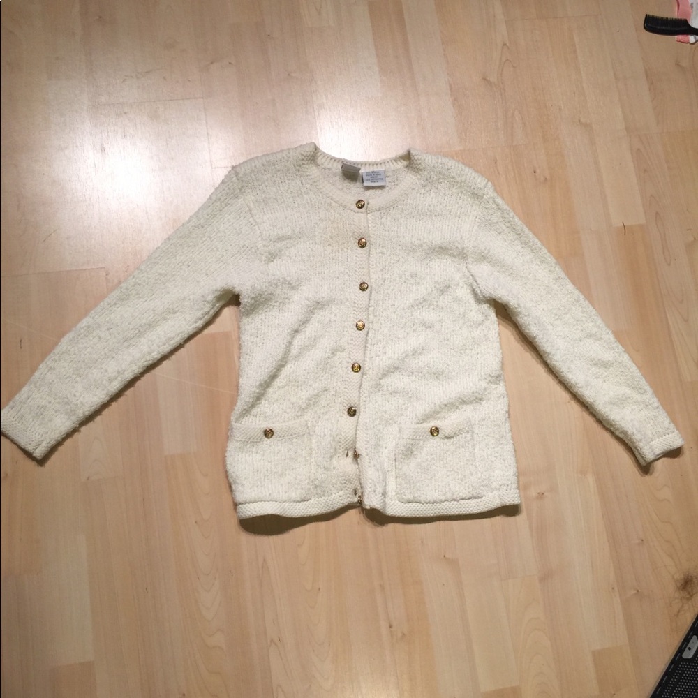 Cream sweater